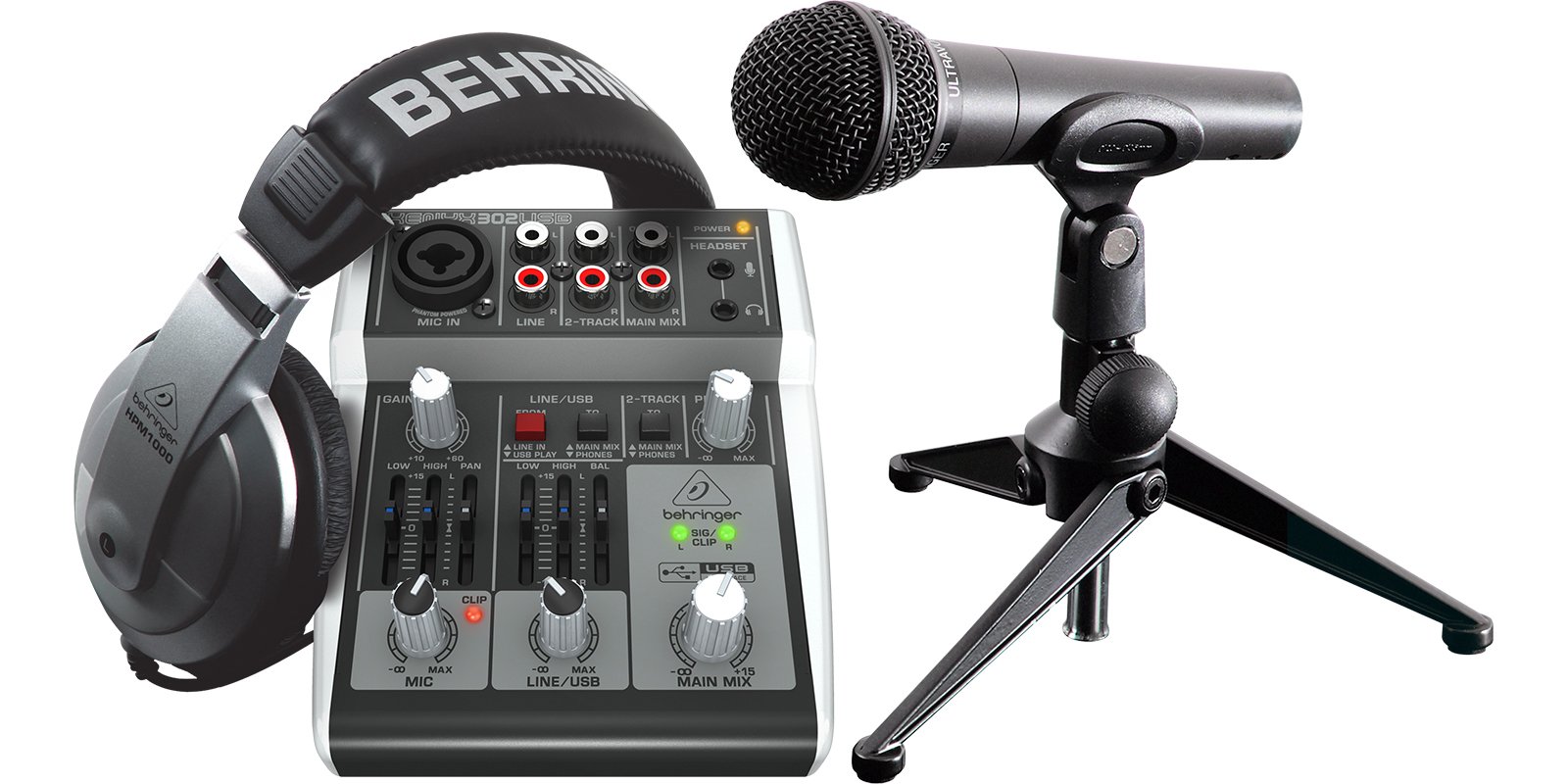 SISTEMA BEHRINGER PODCASTUDIO 2 USB