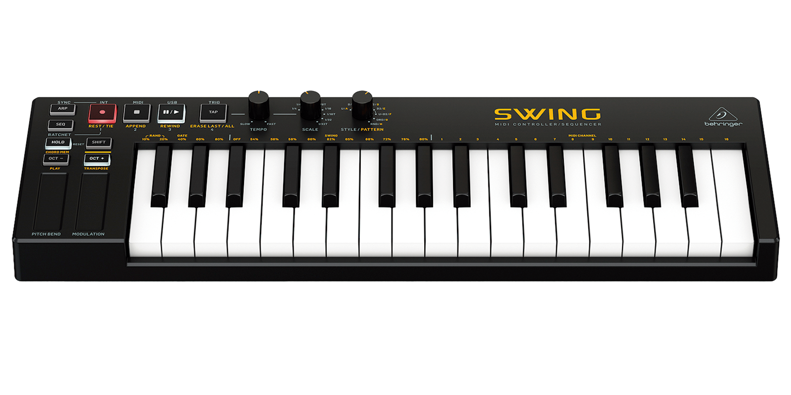 TECLADO CONTROLADOR BEHRINGER MOD. SWING
