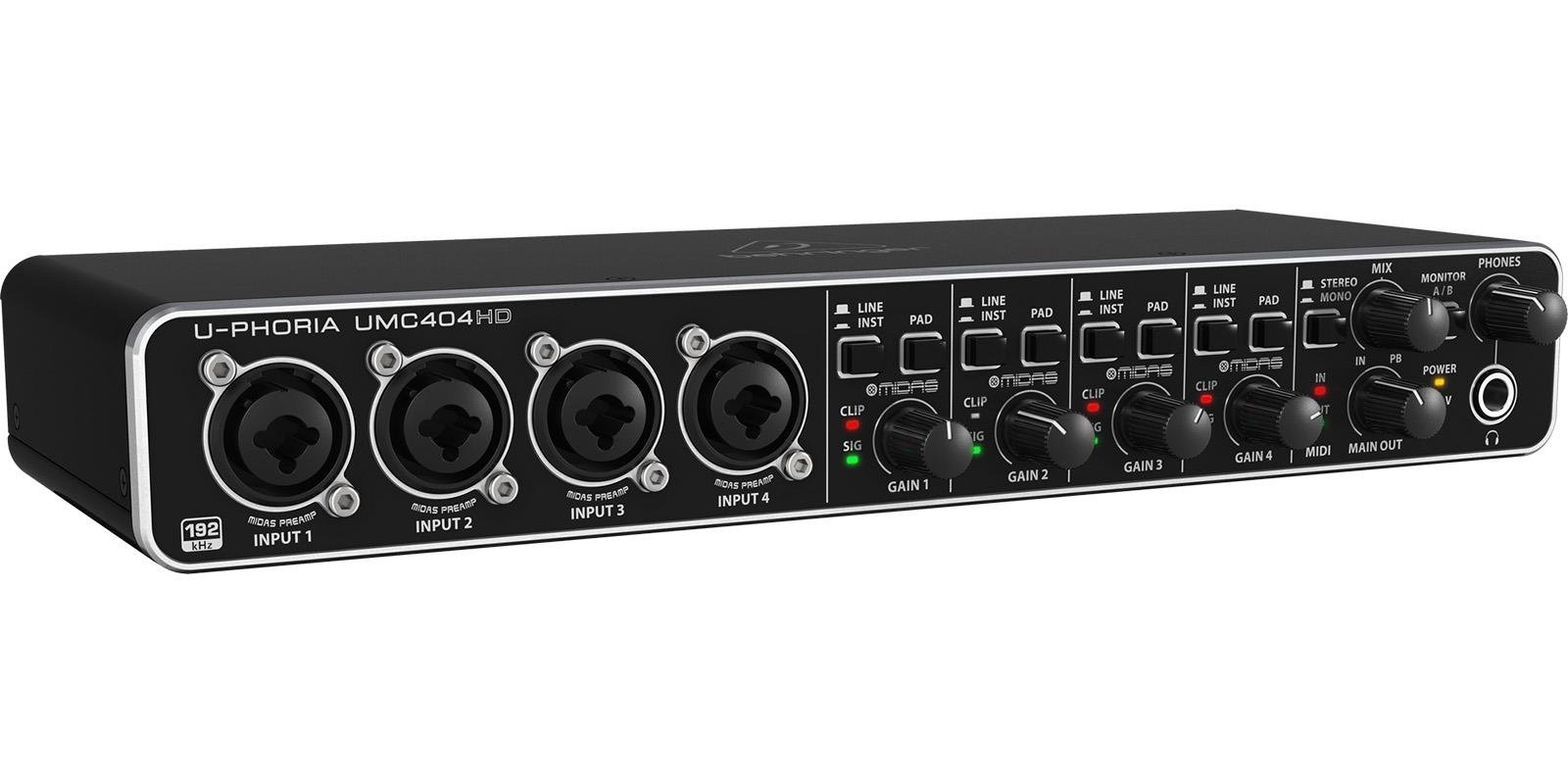 INTERFAZ BEHRINGER  MOD. UMC-404HD