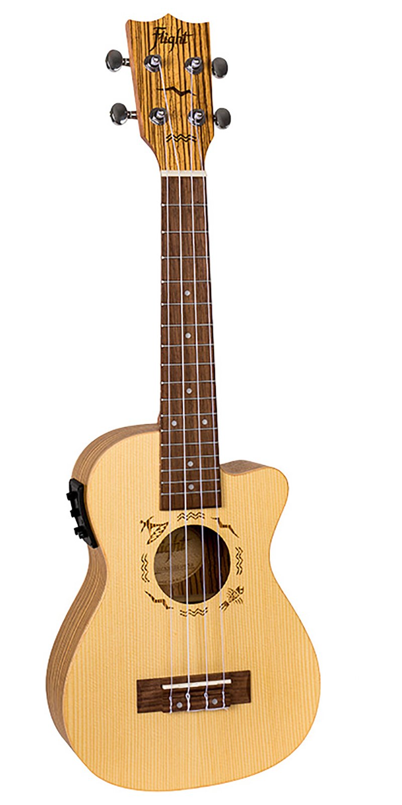 UKELELE FLIGHT E/ACUST DUC 328 CEQ SP/ZE