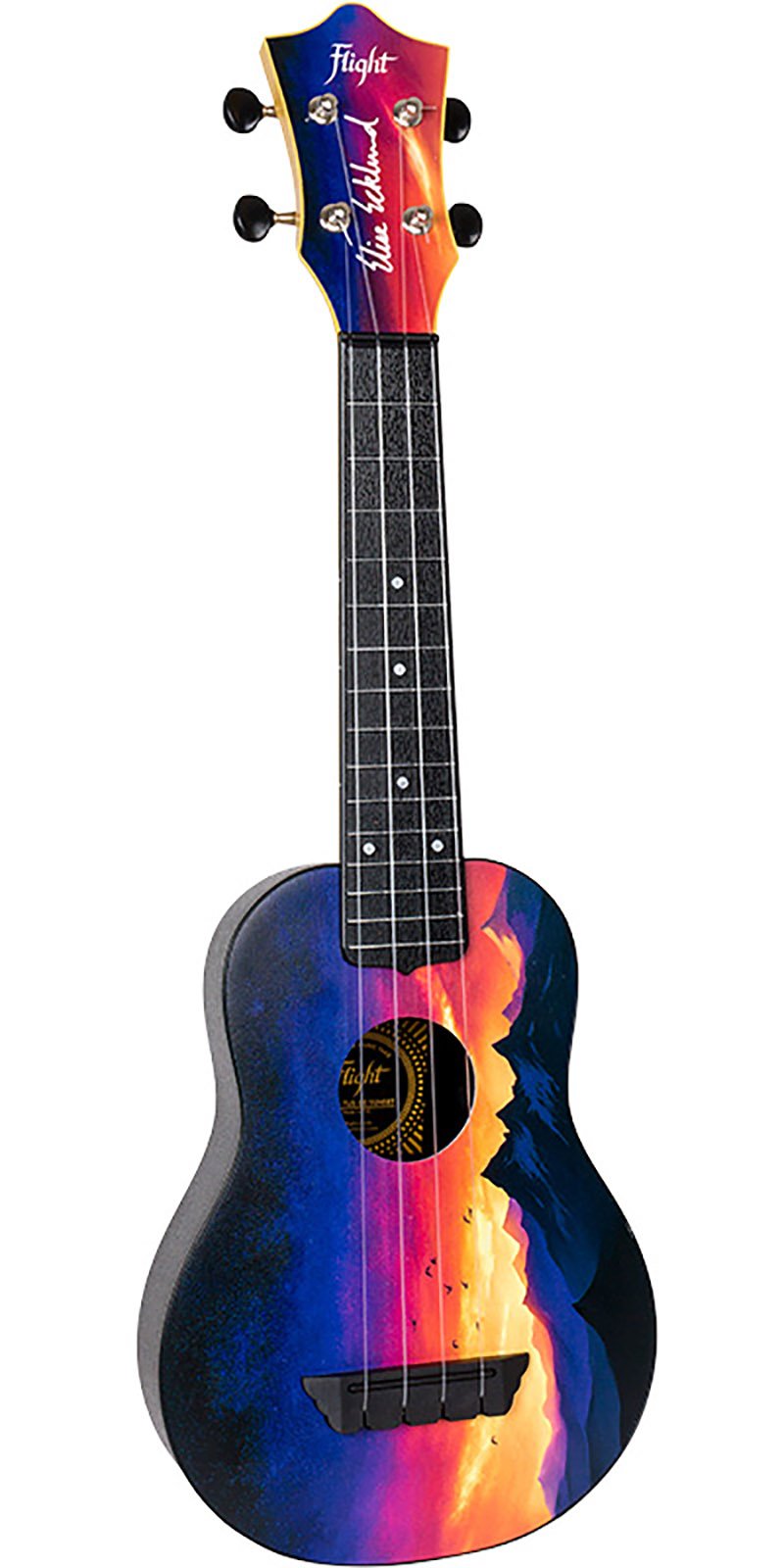 UKELELE FLIGHT SOPR. TUS EE SUNSET PACK