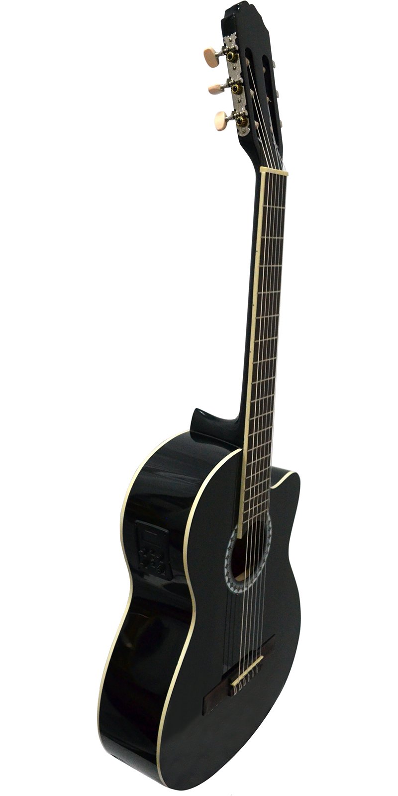 GUITARRA GEWA E/ACUST. 4/4 NEGRA RESAQUE