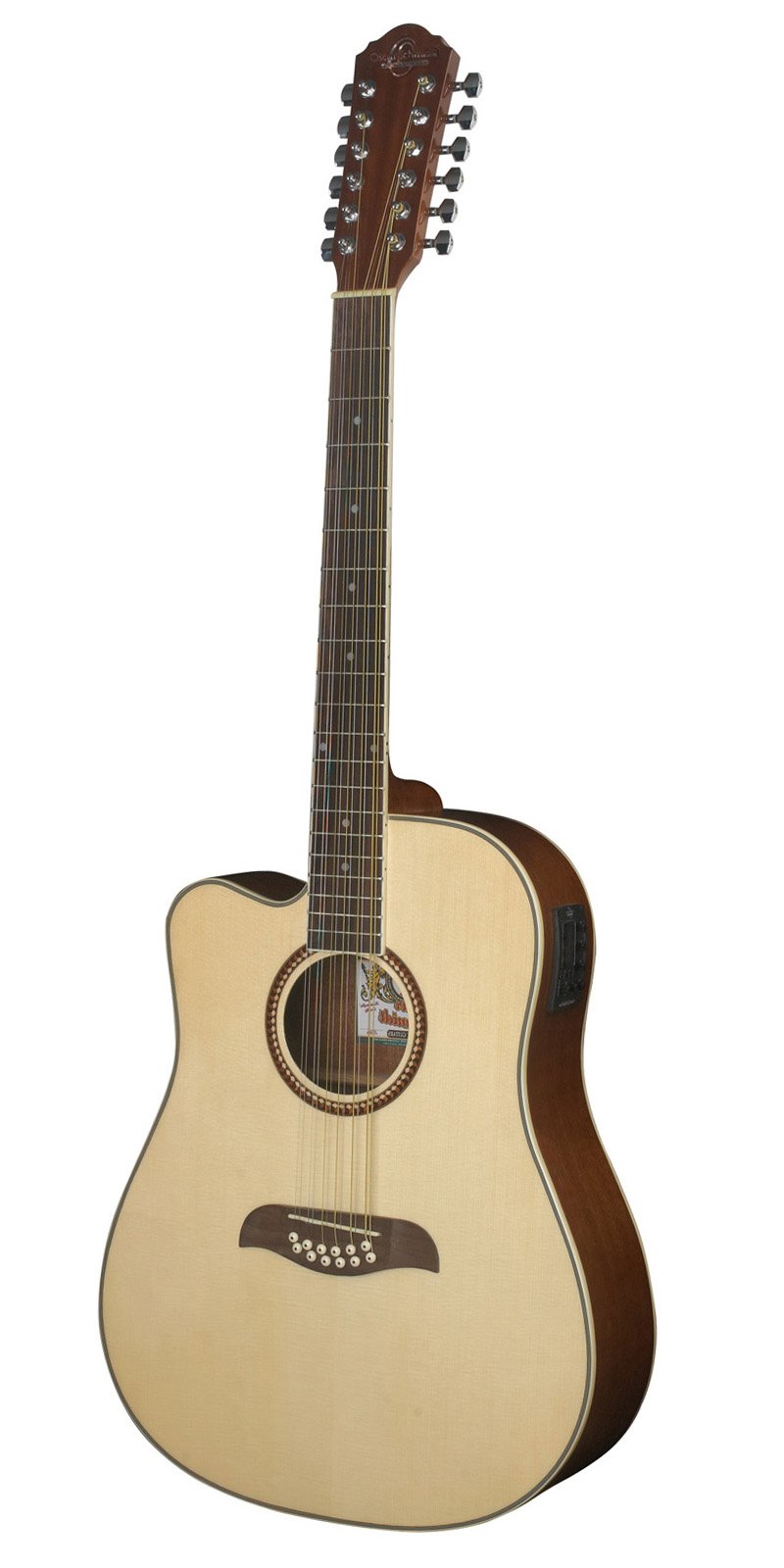 GUITARRA OSCAR SCHMIDT E/A.OD312CE ZURDA