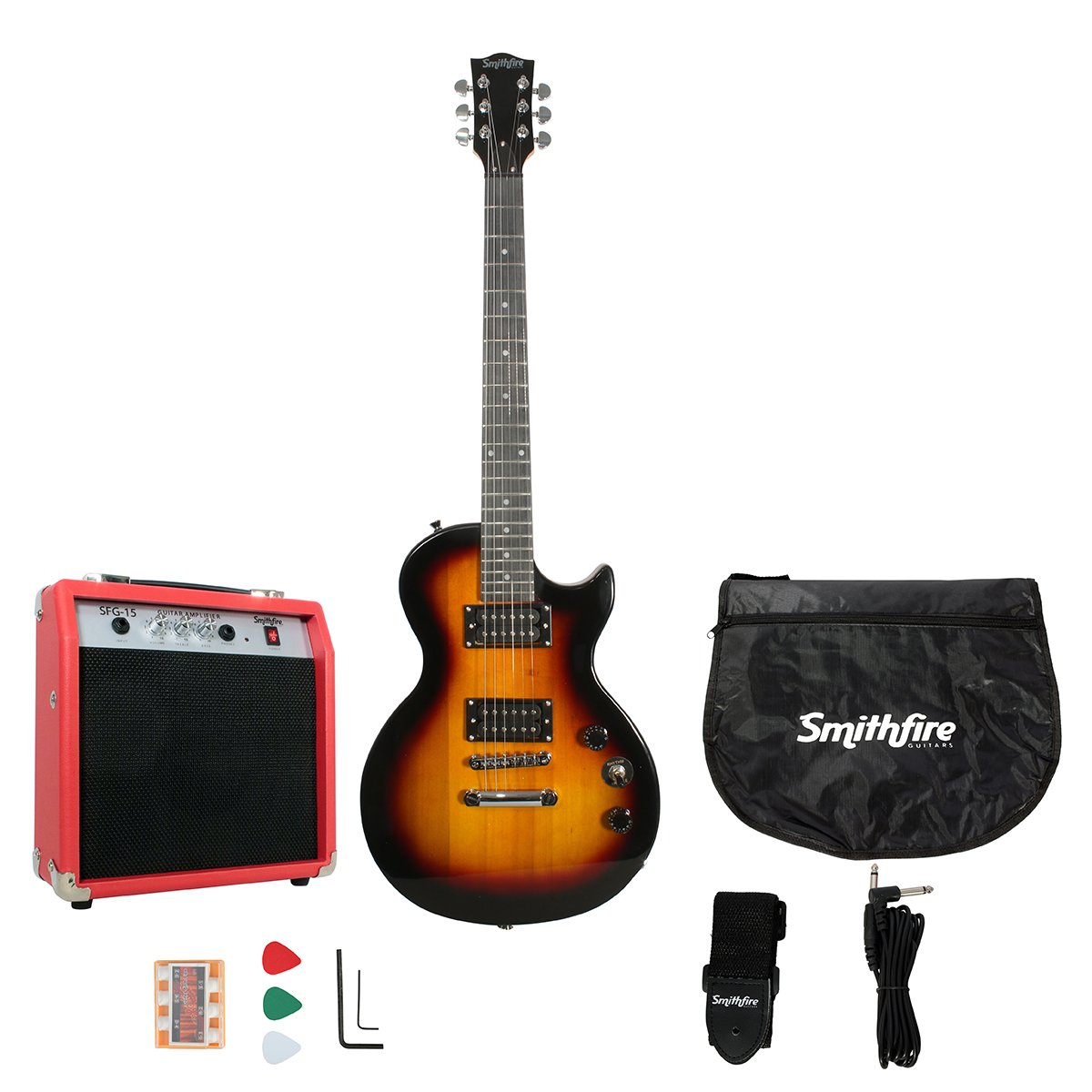 GUITARRA SMITHFIRE ELECTRICA LP-100 PACK