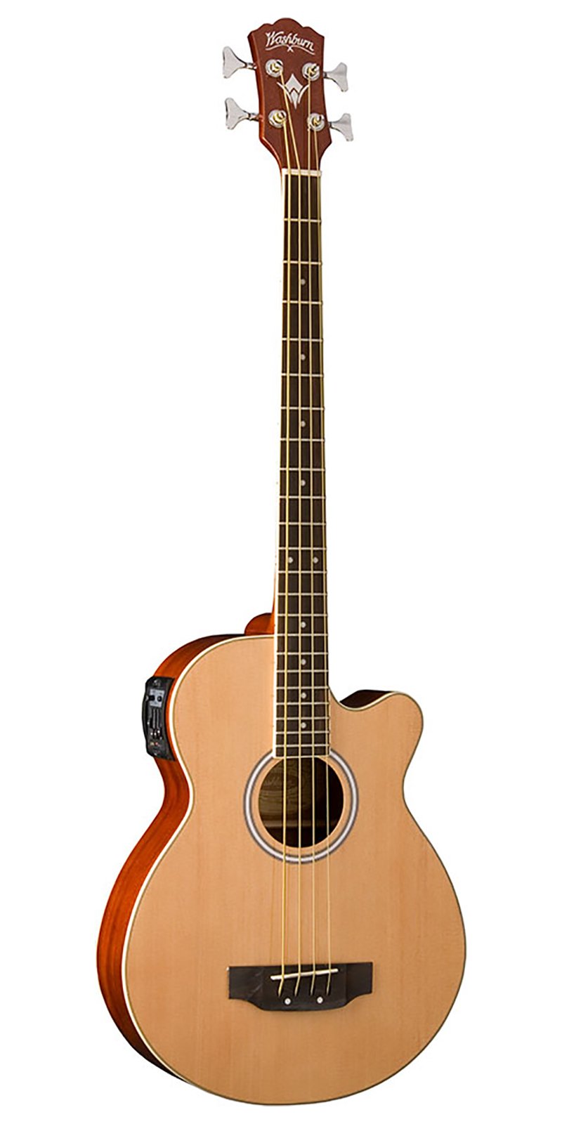 BAJO WASHBURN E/ACUSTICO MOD.AB5K  C/FUNDA