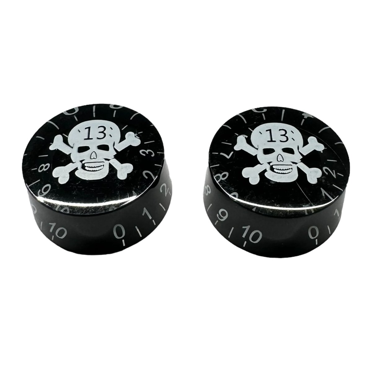 BOTONES AXLABS MOD. SPEED KNOB WHITE SKULL(WHITE FONT)