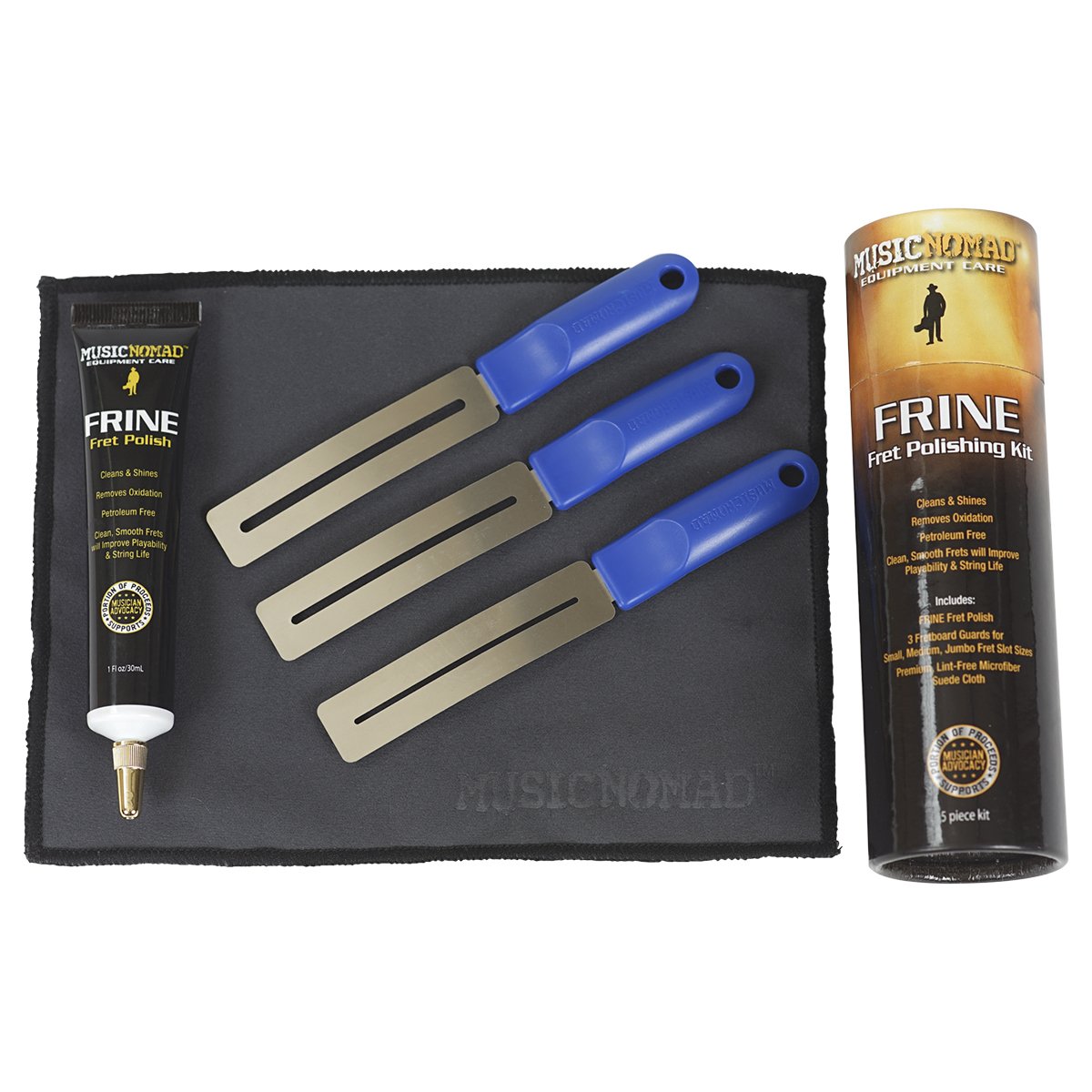 LIMPIADOR MUSIC NOMAD TRASTES FRINE KIT