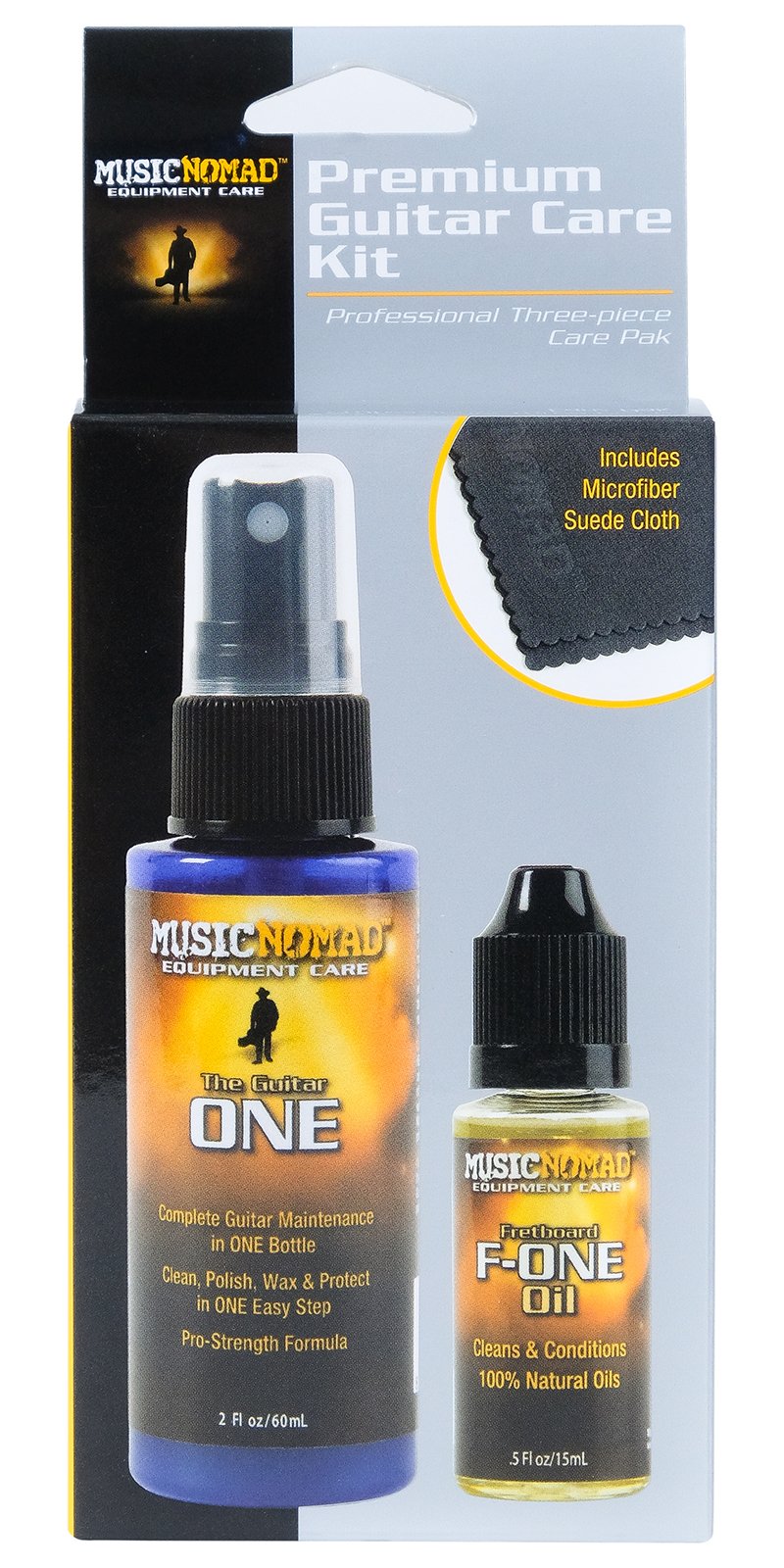 KIT MUSIC NOMAD 3 PZ PREMIUM GUITAR CARE