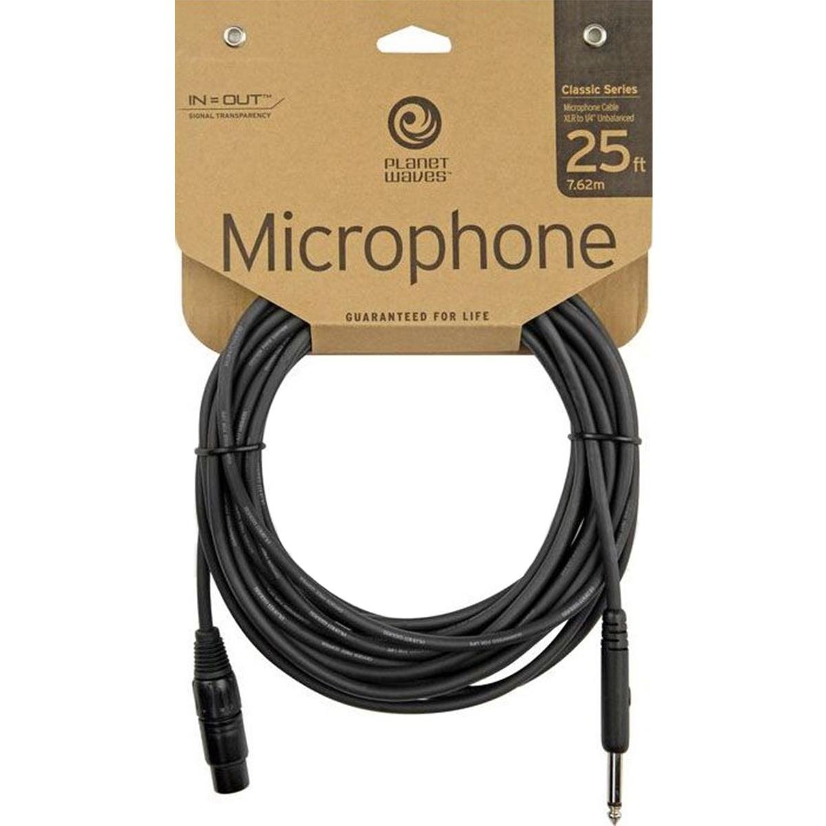 CABLE PLANET WAVE P/MICROFONO PW-CGMIC25